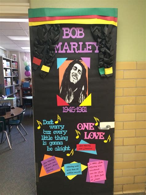 Bob Marley Door Door Decorations Fun Halloween Decor Bob Marley