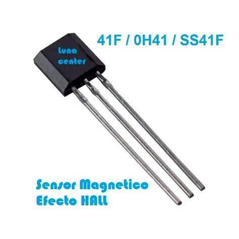 Sensor Magnético Efecto HALL 41F 0H41 SS41F