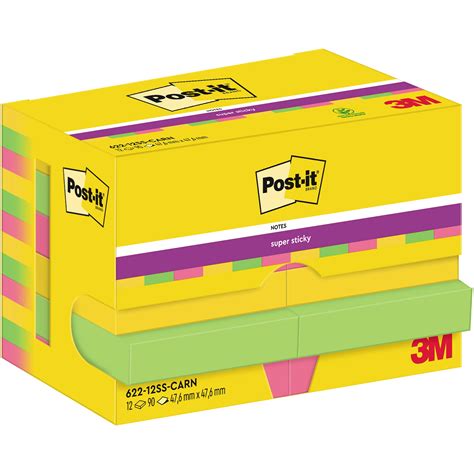 Post It® Haftnotiz Super Sticky Notes Rio De Janeiro Collection 48x48mm