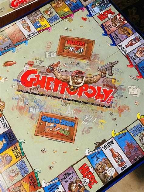 Very RARE Ghettopoly Board Game ..very Nice Condition for Sale in San ...