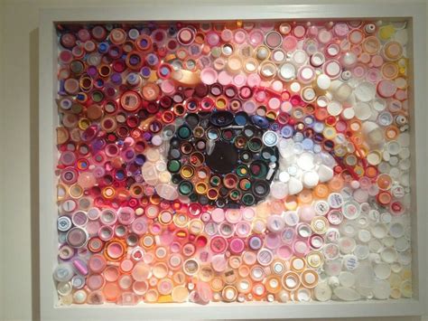 Recycled Art Projects Plastic Bottle Art Bottle Top Art