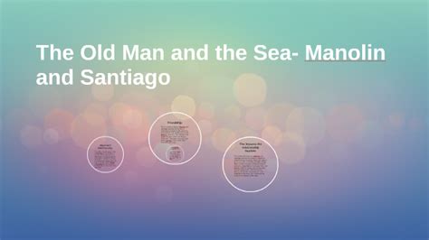 The Old Man and the Sea- Manolin and Santiago by Robbie Ivill on Prezi