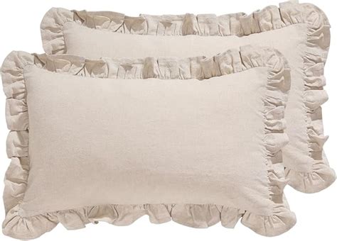 Amazon Patdrea Linen Decorative Throw Pillow Covers 12 X20 Set Of