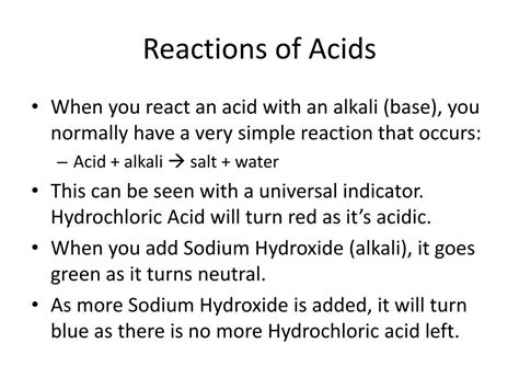 Ppt Metal Acid Reactions Powerpoint Presentation Free Download Id 2067963