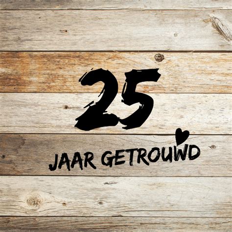 Stoere Jaar Getrouwd Kaart Met Hout Kaartje Go