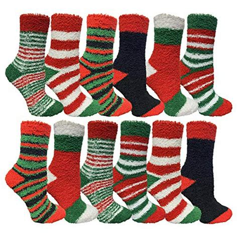 Socks Nbulk Socks Nbulk Christmas Socks Colorful Patterns And Stripes Holiday Slipper Sock