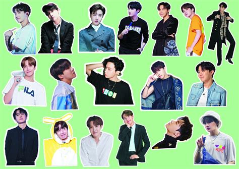 Bts Stickers Pack Bts Sticker Set Waterproof Etsy