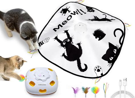 Migipaws Ensemble De Jouets Interactifs Pour Chat Traqueur Amusant