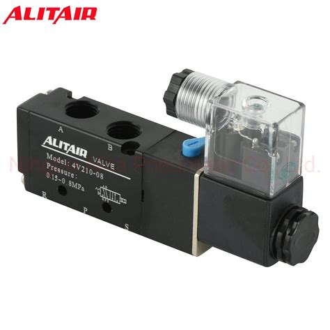 4V210 06 Alitair High Quality 5 2way Airtac Type Pneumatic Solenoid