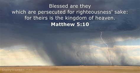 14 Bible Verses about Persecution - KJV - DailyVerses.net