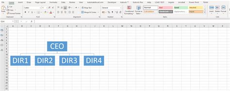 How To Create An Organization Chart In Excel | SpreadCheaters