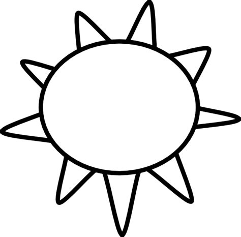 Dibujo De Sol Para Colorear Y Pintar 29185