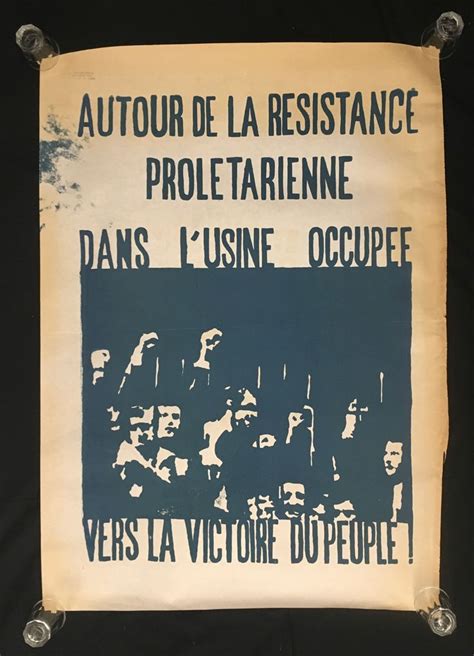 Affiche Mai Autour De La R Sistance Prol Tarienne Dans L Usine