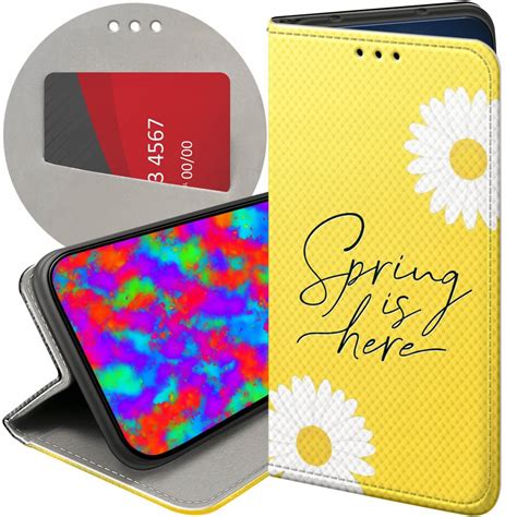 ETUI Z KLAPKĄ DO XIAOMI 12 5G 12X 5G WZORY WIOSNA WIOSENNE SPRING