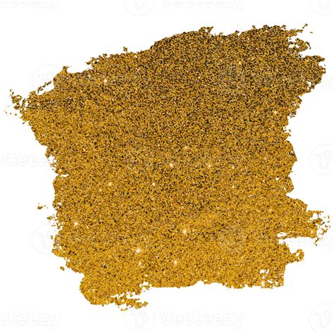 Gold Glitter Brush Stroke 11886681 PNG