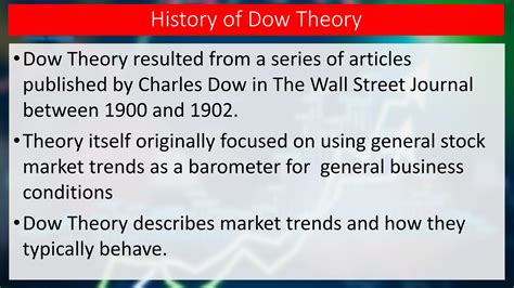 Section 1 Chapter 2 Dow Theory Ppt