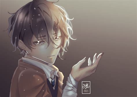 Dazai fanart (art by me) : r/AnimeART