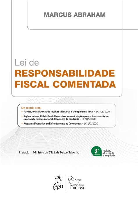 Livro Lei de Responsabilidade Fiscal Comentada 3ª Edição 2021