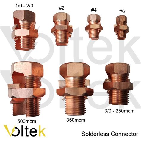 Solderless Connector Split Bolt Connector Size 6 4 2 1 0 2 0 3 0 250 Mcm 350 Mcm 500