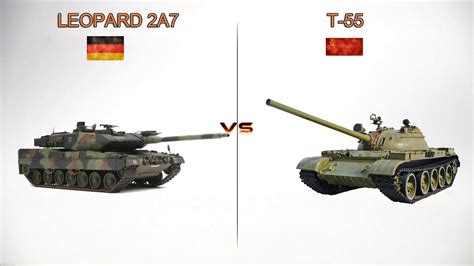 Leopard 2a7 Vs T 55 Youtube