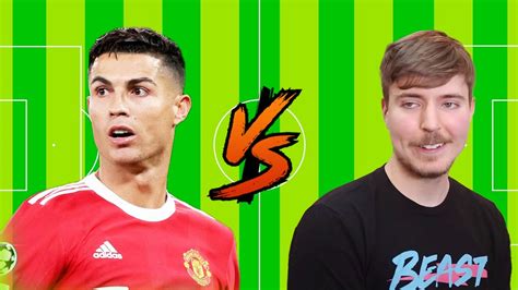 Mrbeast Vs Ronaldo 🔥 Youtube