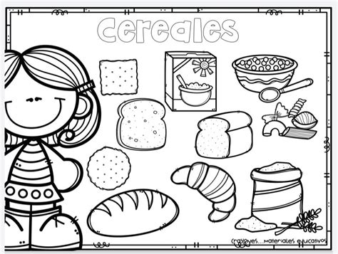 Cereal Para Colorear