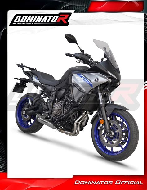 Yamaha Tracer 7 GT 2020 2024 Full Exhaust System Collector Silencer