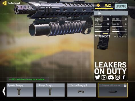 M4s Underbarrel Launcher” 🎸 Rcallofdutymobile