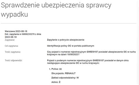 Sprawdzanie Polisy Oc Po Numerze Rejestracyjnym Jak To Zrobi