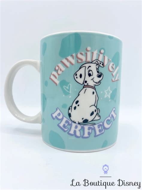 Tasse Les Dalmatiens Disney Paladone Mug Pawsitively Perfect Bleu