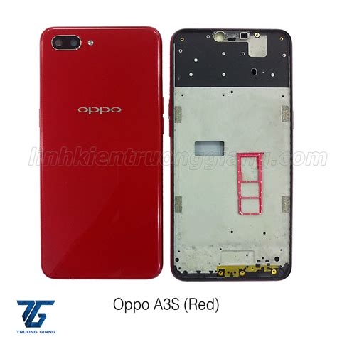 Vỏ Bộ Oppo A3s Sim 16g Lỗ Chọt Sim Trên Vỏ Phím ốp Lưng Sườn Oppo Realme