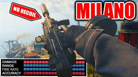 The BEST MILANO SETUP In WARZONE Best Milano Class Setup YouTube