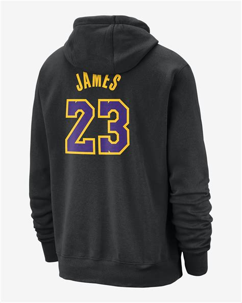 Lebron James Los Angeles Lakers Club Fleece City Edition Mens Nike Nba