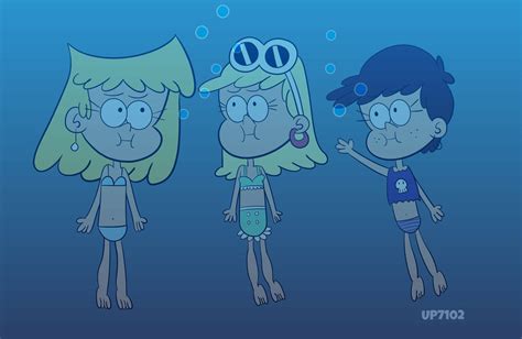 Lori Leni And Luna Underwater By Universepines7102 On Deviantart