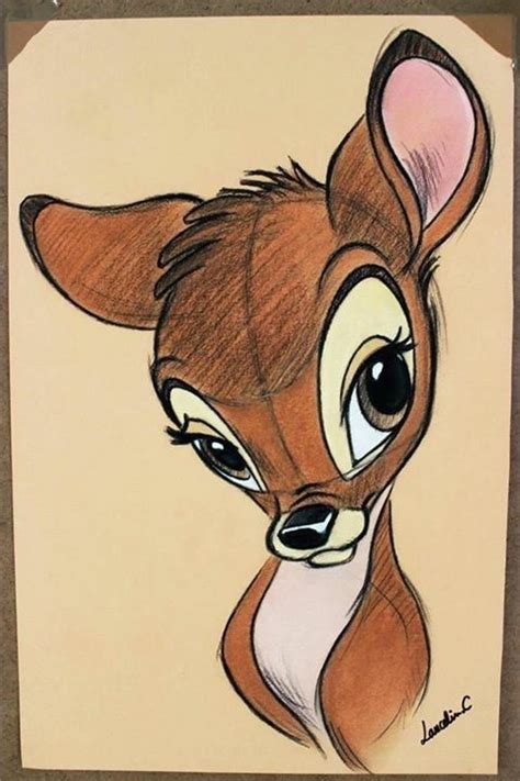 Pin De Christine Stolls En Bambi And Friends Pinturas Disney Dibujo