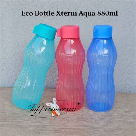 Tupperware Eco Bottle Xterm Aqua Ml Pc Blue Red Green