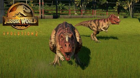 Releasing Ceratosaurus Jurassic World Evolution 2 Youtube