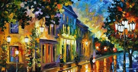 Leonid Afrémov Lienzo en blanco Pinturas Artistas