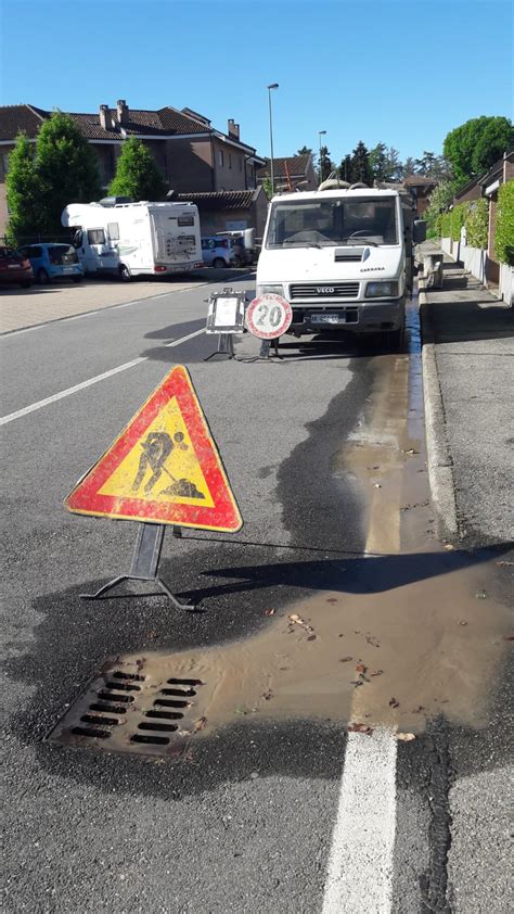 Pino Torinese Guasto Allacquedotto Molte Zone Senzacqua CentoTorri