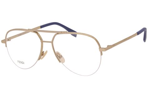 Fendi Eyeglasses Men S M0036 J5g Gold 55 15 145mm