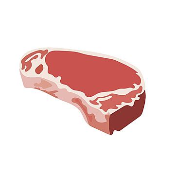 Vector Design Of Raw Beef Cut Meal Steak Kitchen Vector Meal Steak