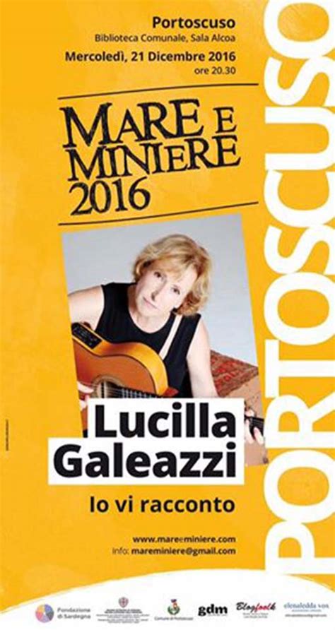 Mare E Miniere Lucilla Galeazzi I Tell You