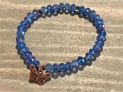 Gemstone Bracelet Crystal Rainbow Hematite Copper Healing