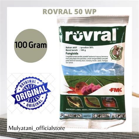 Jual Rovral Wp Fungisida Gram Original Kemasan Pabrik Shopee