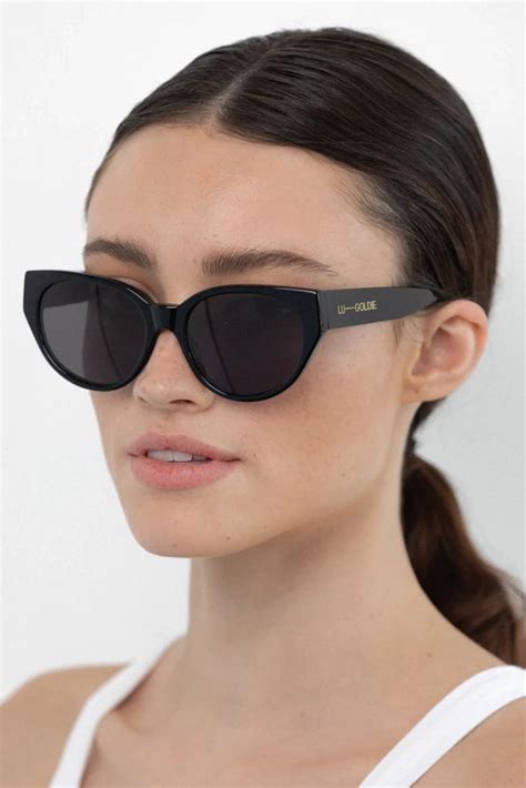 Lu Goldie Meili Sunglasses Black Pretty Rad Store