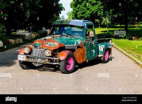 1954 Mercury M 100 Rat Rod Pickup Truck Stock Photo Alamy