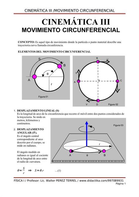 PDF CINEMÁTICA III M C Cuerpo Rigido DOKUMEN TIPS