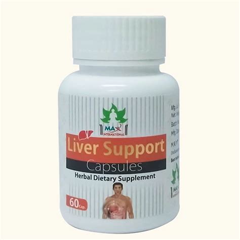 Herbal Liver Support Capsules For Clinical Packaging Size Capsule