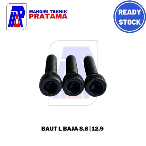 Jual Baut L Baja Hitam M X Shopee Indonesia