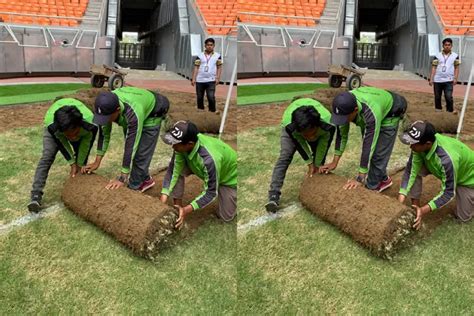 Persiapan Piala Dunia U 17 JakPro Bongkar Rumput JIS Sesuai